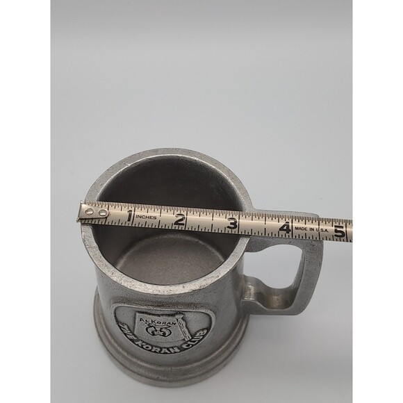 Vintage Wilton RWP The Koran Club Al Koran Pewter Mug Tankard Stein Engraved - Picture 9 of 12